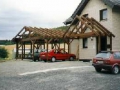 Carport mit angrenzendem Vordach